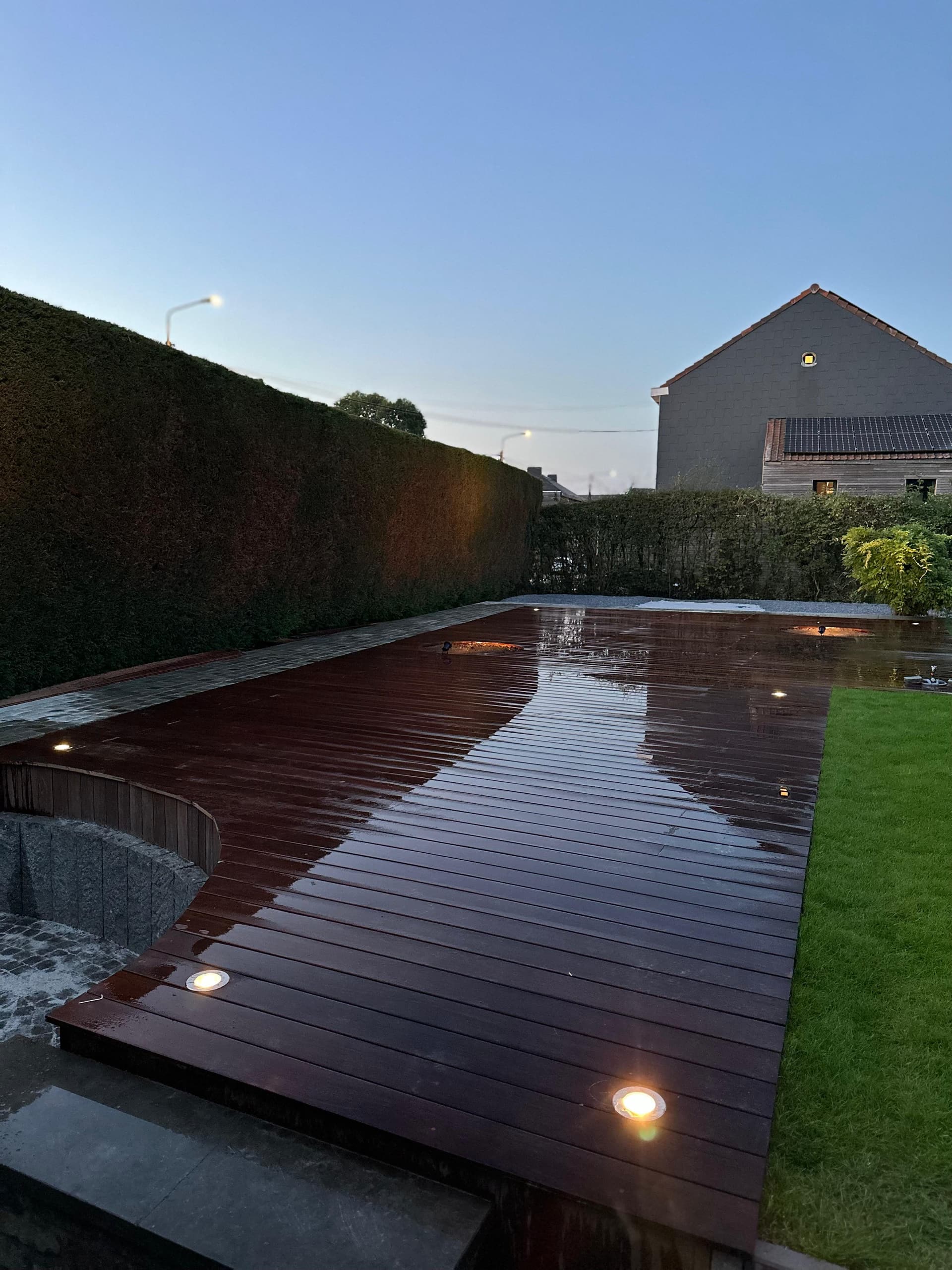 Jardin conçu par Renoday, architecte paysagiste en Belgique