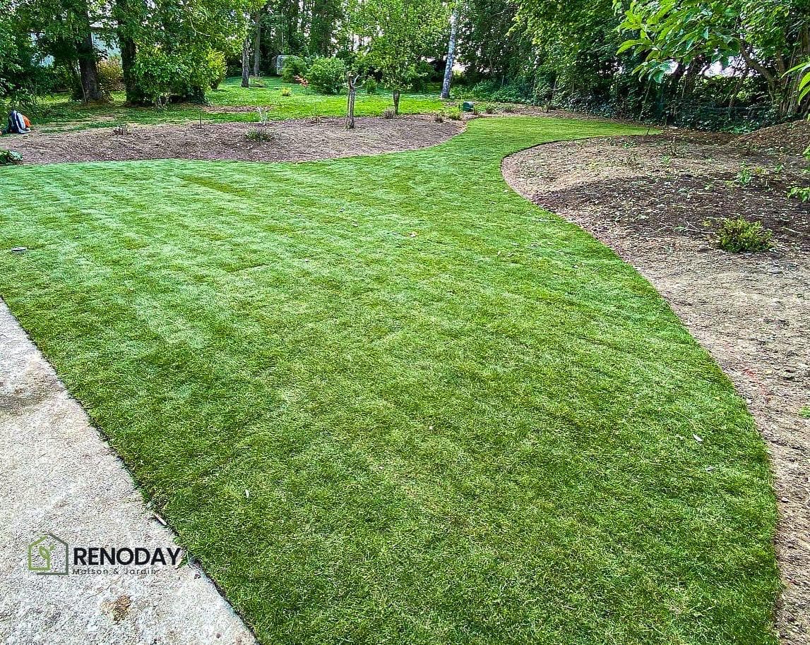Jardin conçu par Renoday, architecte paysagiste en Belgique