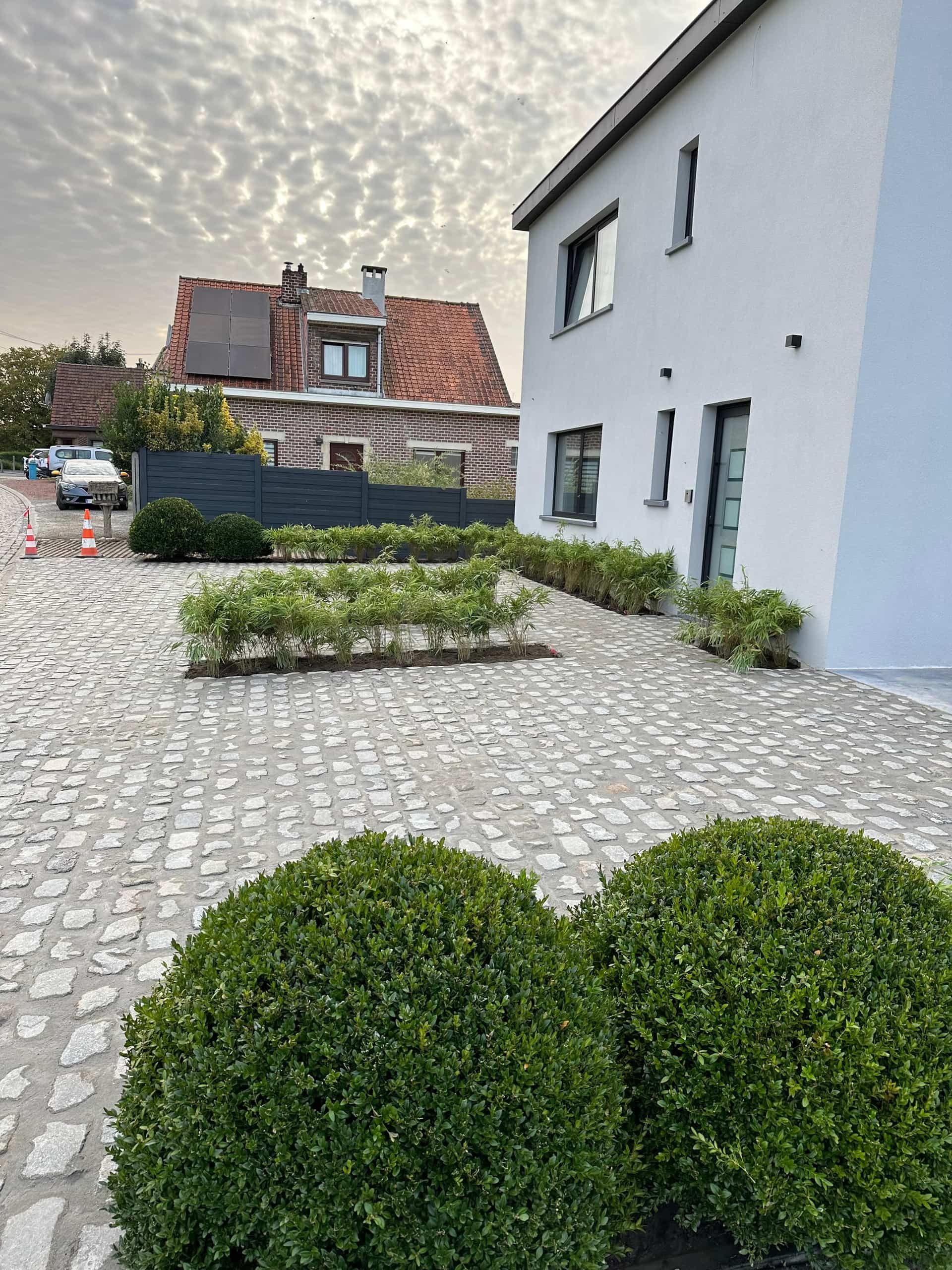 Jardin conçu par Renoday, architecte paysagiste en Belgique