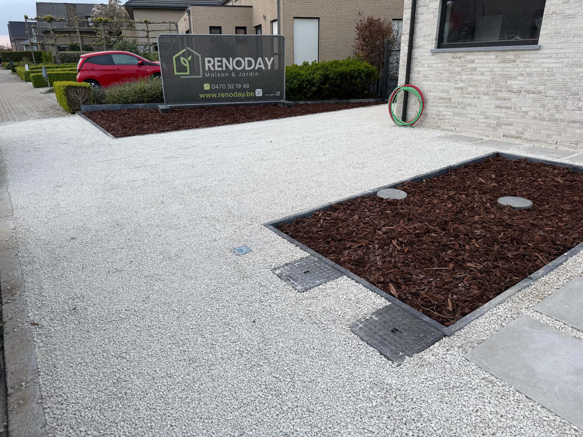 Jardin conçu par Renoday, architecte paysagiste en Belgique
